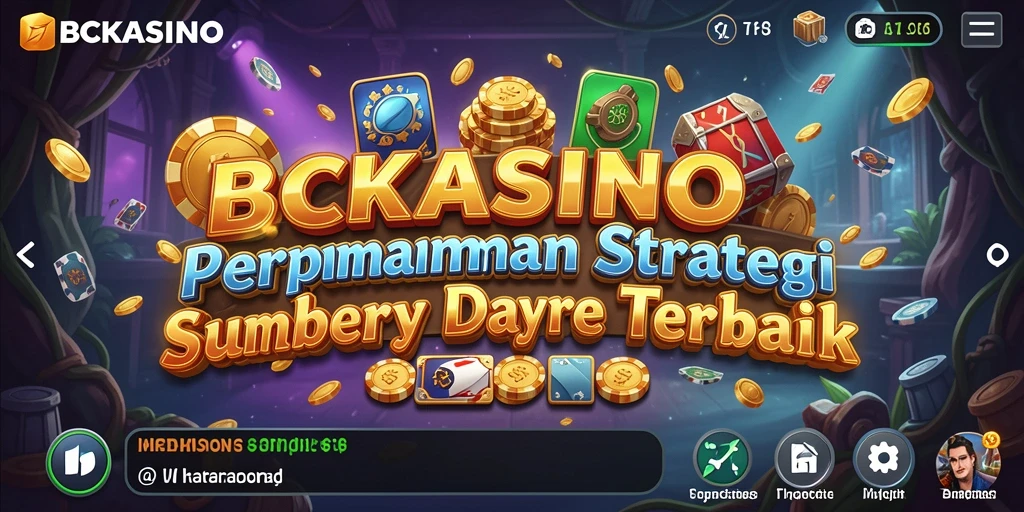 Tampilan gameplay BCKASINO yang menampilkan kasino yang dikelola pemain.