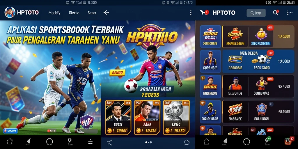 Tampilan menarik dari aplikasi HPTOTO saat memasang taruhan.