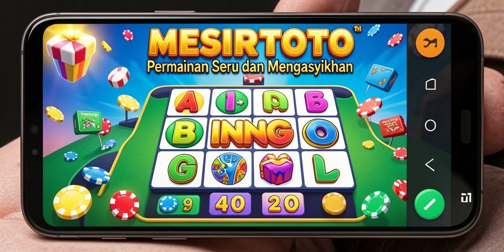 Tampilan gameplay Bingo yang seru dan interaktif di MESIRTOTO.