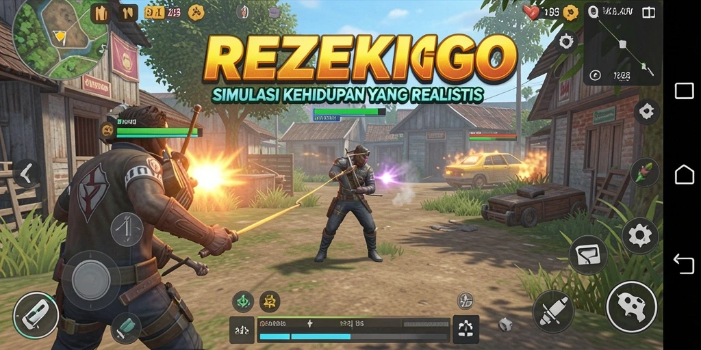 Tampilan gameplay yang menakjubkan di REZEKIGO.