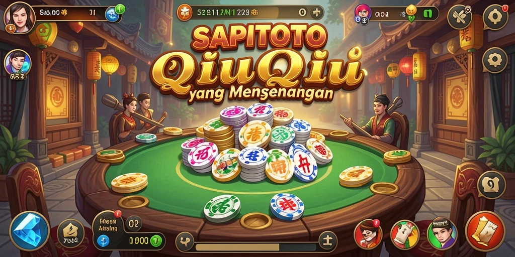 Screenshot gameplay QiuQiu yang seru di SAPITOTO.