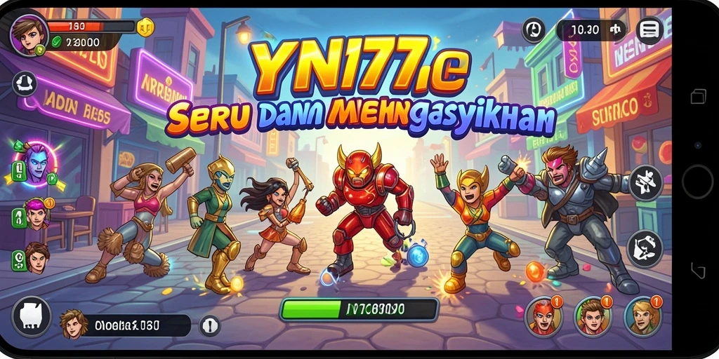 Tangkapan layar gameplay YN777 menampilkan aksi seru permainan Arcade.